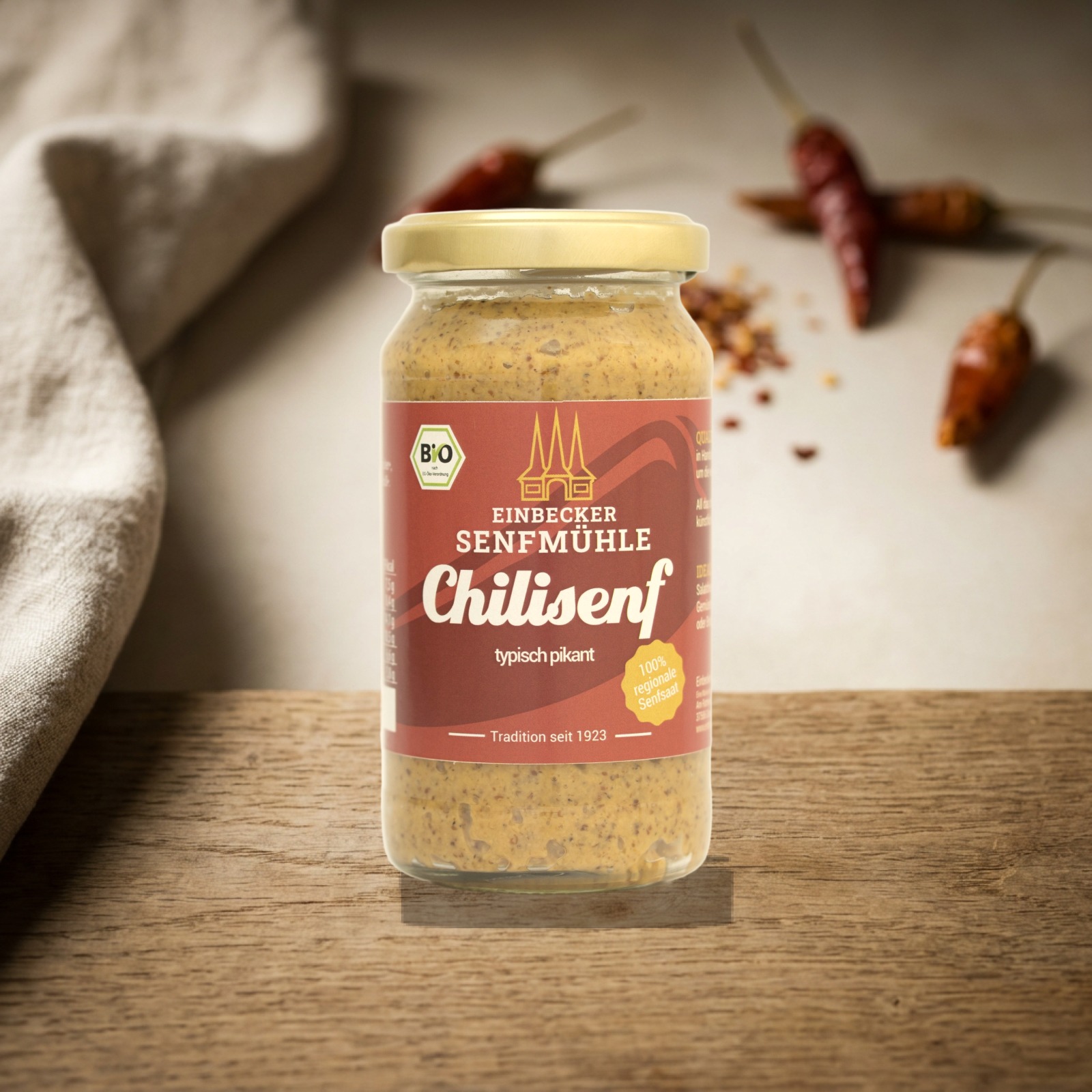 Chilisenf 200 g - Glas – Ansicht 2